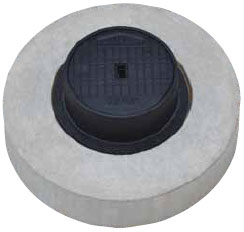Flanged I.O. cover and frame