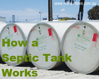 How a septic tank works