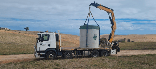 concrete septic tank